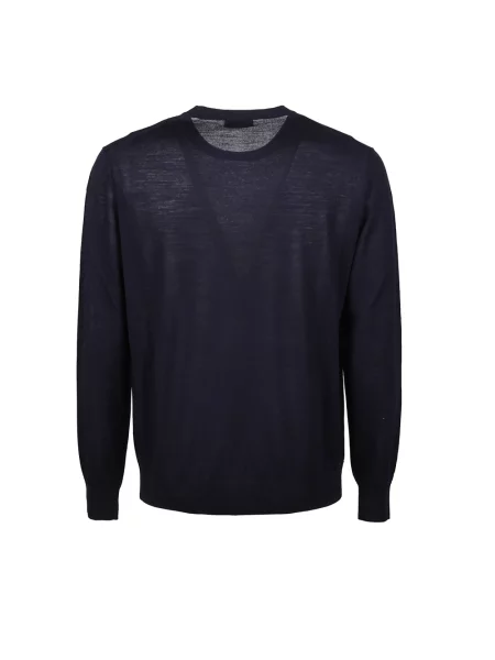 Sweter Ballantyne wełniany niebieski