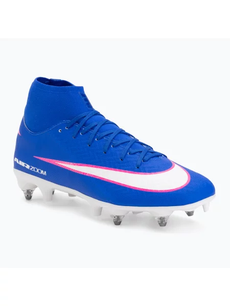 Încălțăminte de fotbal pentru bărbați Nike Mercurial Superfly 10 Academy SG-Pro racer blue/white alb