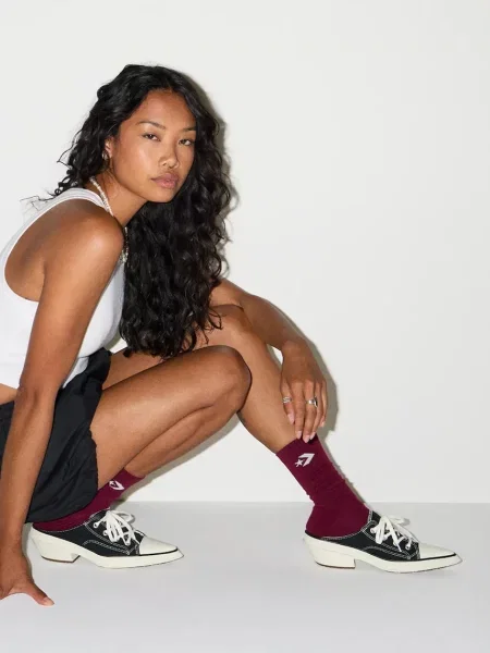 Converse papucs Chuck 70 De Luxe Pointed Mule fekete