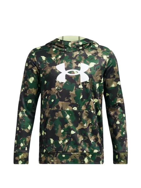 Bluza z kapturem dziecięca Under Armour zielona