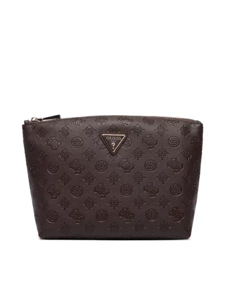 Guess Smink táska Lenwood Travel barna
