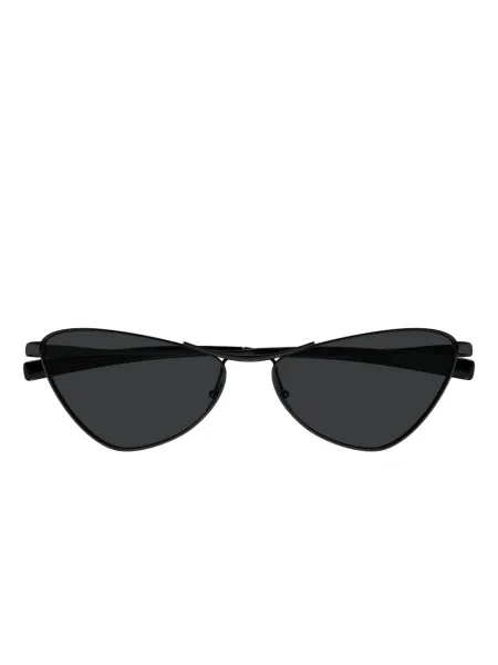 Ochelari de soare Saint Laurent Eyewear cu imprimeu geometric negru