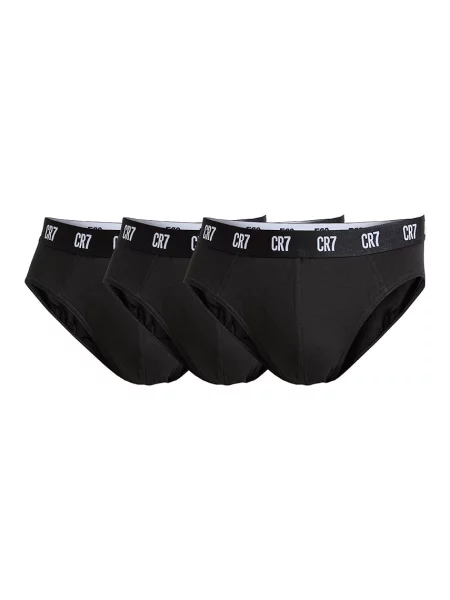 Slipy Basic Brief 3 pary black czarny