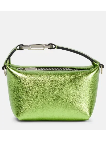Кожена чанта тип портмоне Eéra зелено