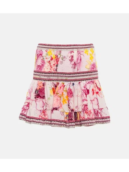 Fustă Camilla de mătase cu model floral