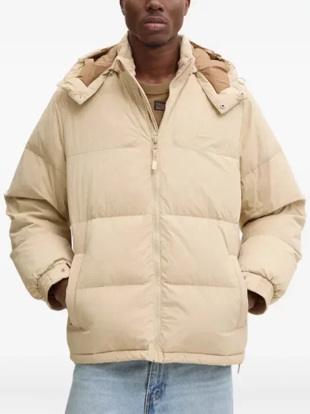 Плисирани карго панталони Levi's® с протрити краища бяло