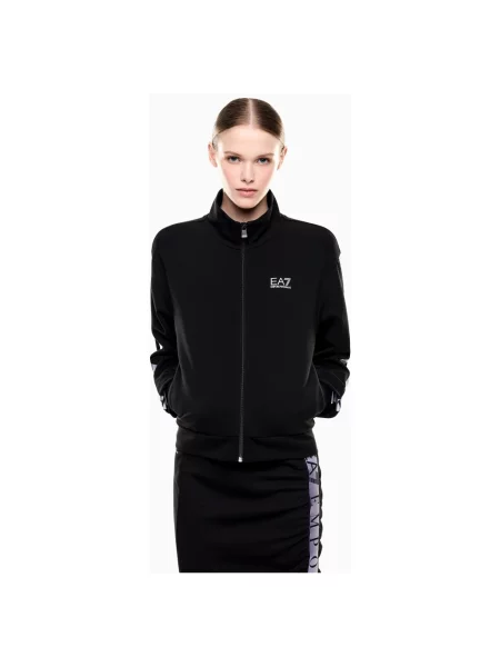 Bluza rozpinana Emporio Armani Ea7 czarna