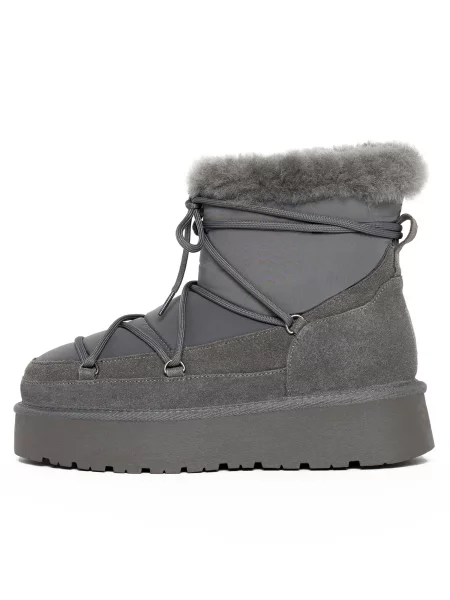 Gooce Botine Warm fumuriu / închis gri