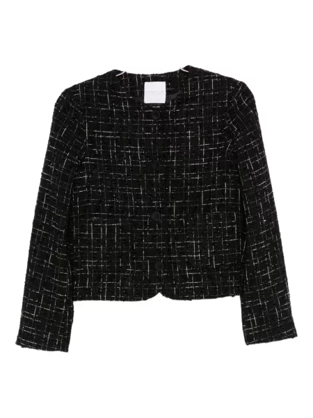 Kurtka puchowa Cenere Gb tweedowa czarna