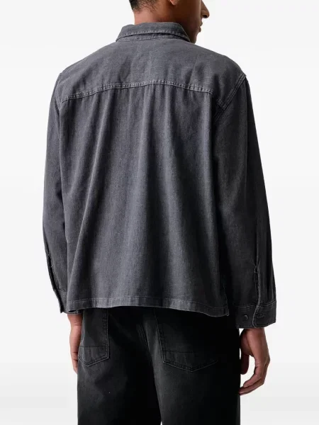 Prugasti ruksak Levi's® visoki struk siva