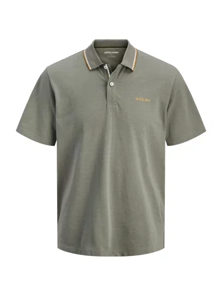 JACK & JONES Tricou JJBLAZE galben / verde pastel alb