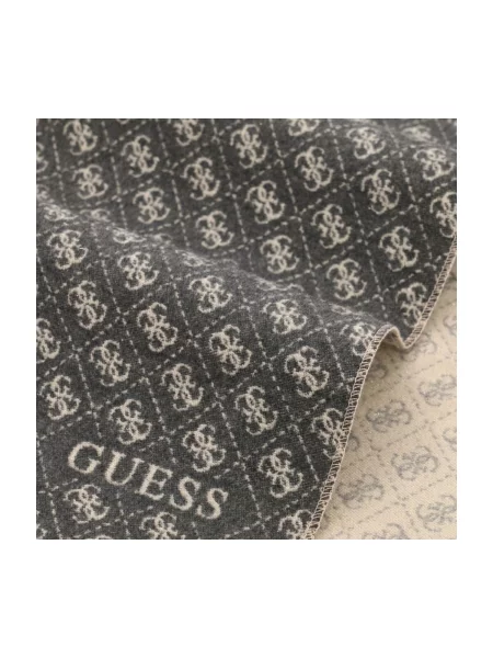 GUESS Fular bej / negru amestecat gri