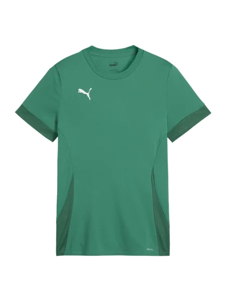 PUMA Tricou funcțional verde stuf / verde închis alb