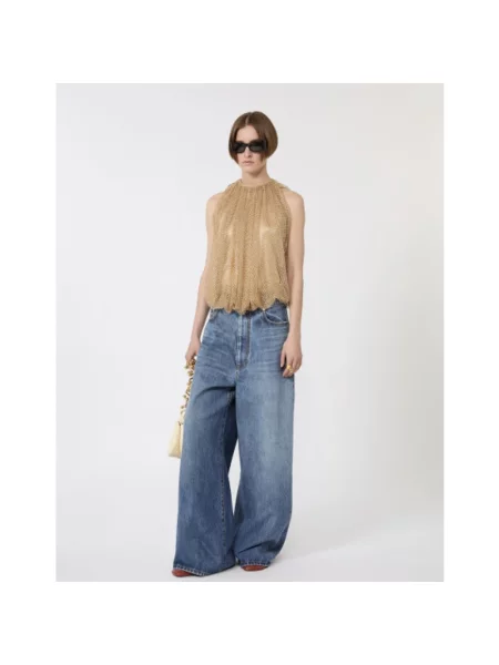 Top Max Mara brązowy