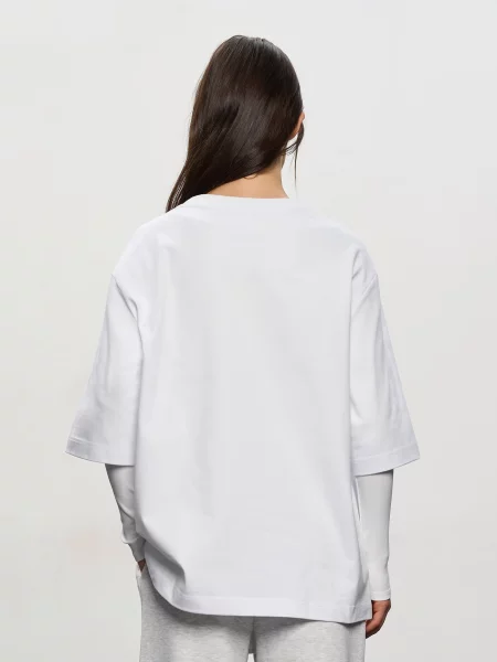 Футболка Роза білий