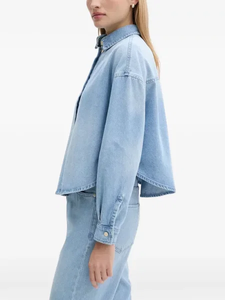 Cropp top Armani Exchange albastru