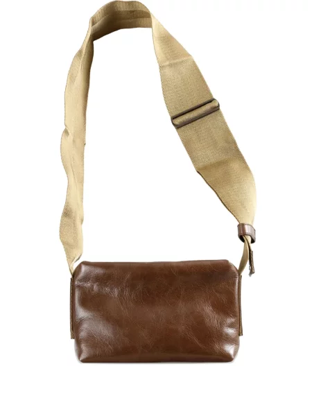 Geanta de piele Uma Wang din piele maro