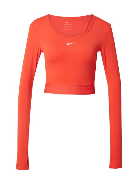 NIKE Funkční tričko oranžově červená bílá