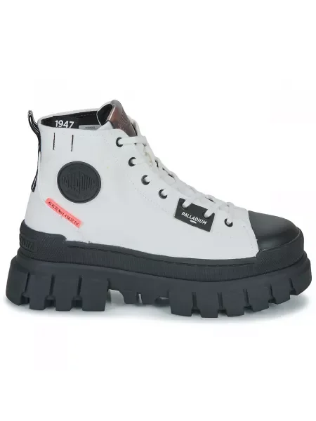Dámske topánky Palladium Revolt HI TX star white biela