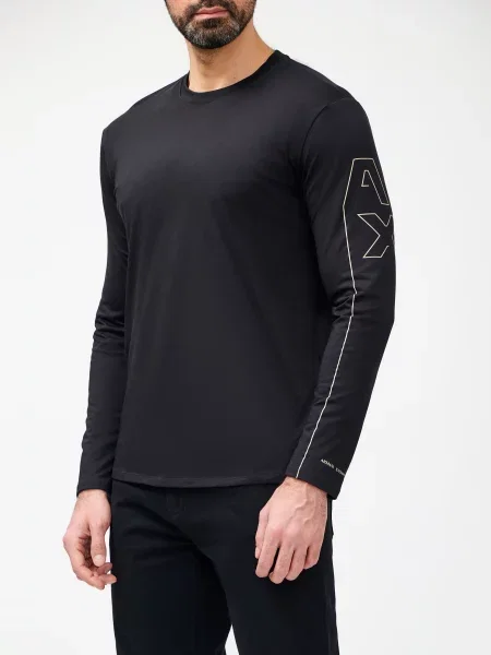 Лонгслив Armani Exchange черный