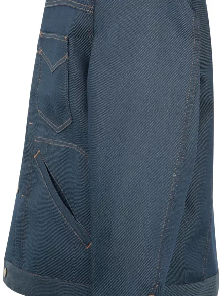 Geacă de blugi Needles din țesătură twill albastru