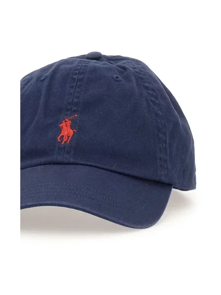 Polo Ralph Lauren czapka z daszkiem z aplikacją niebieska