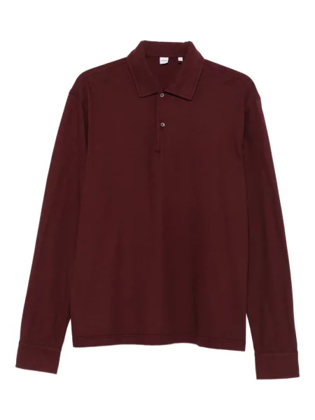 Lung tricou polo Aspesi roșu