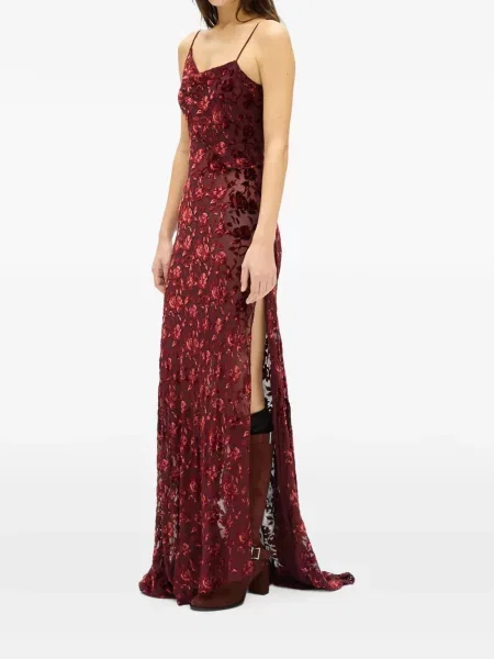 Rochie maxi Ann Demeulemeester roșu