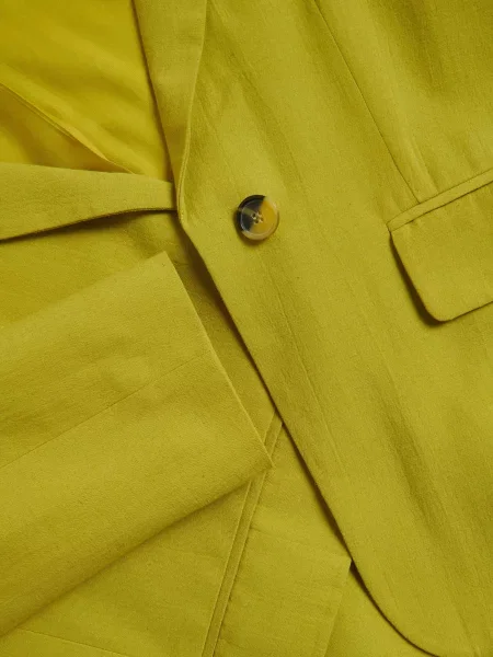 Reserved Піджак із додаванням льону жовто-зелений зелений