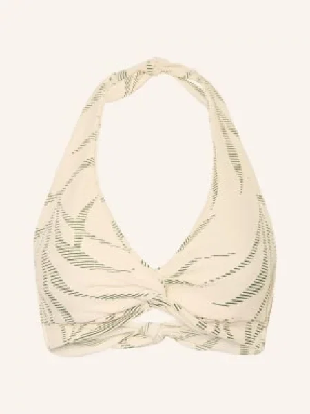 Jets Australia Góra Bikini Z Wiązaniem Na Szyi Botanic Lines beige beżowy