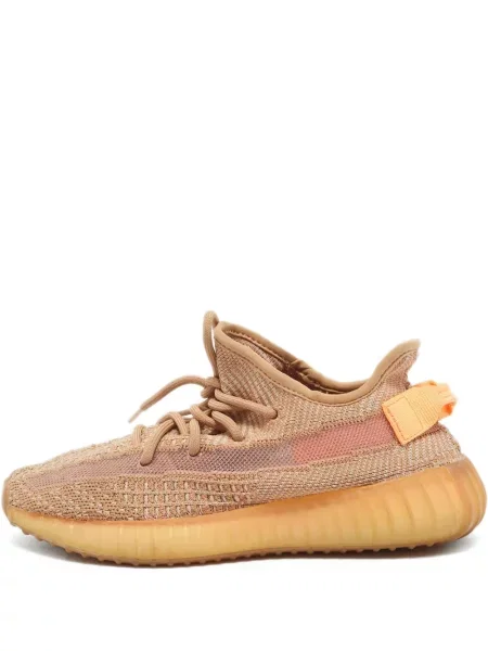 Sneakerși Adidas Yeezy tricotate portocaliu