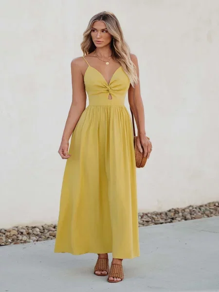 Сукня максі Cupshe гірчичний
