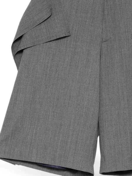 Pantaloni scurți Undercover de lână gri