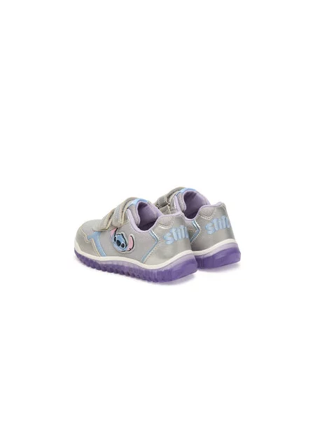 Sneakersy Geox B Lightyloo Girl Stříbrná