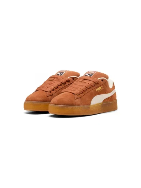 Pantofi Puma din piele de căprioară maro