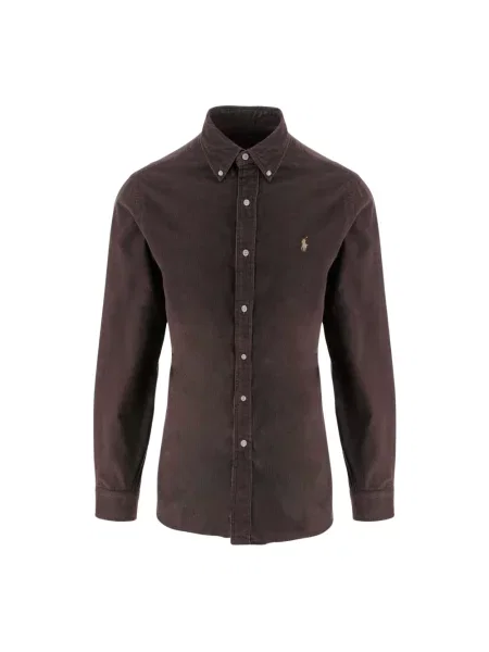 Koszula Polo Ralph Lauren casual brązowa