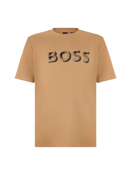 Koszulka Boss beżowa