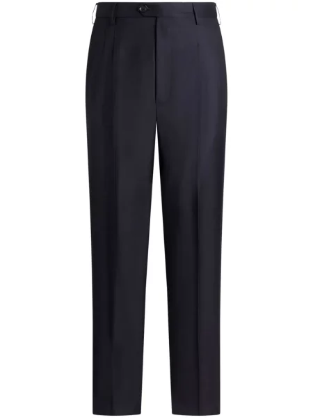 Pantaloni Etro plisate albastru