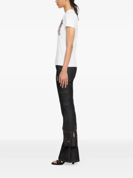 Tricou Off-white cu imagine alb