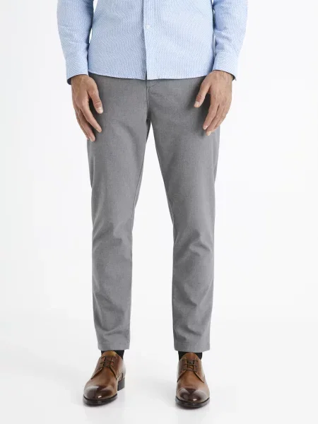 Pantaloni chino Celio gri