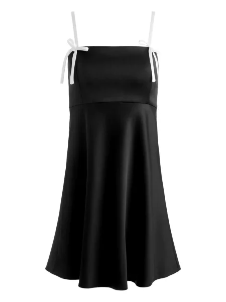 Rochie mini Alice + Olivia cu funde de costum negru