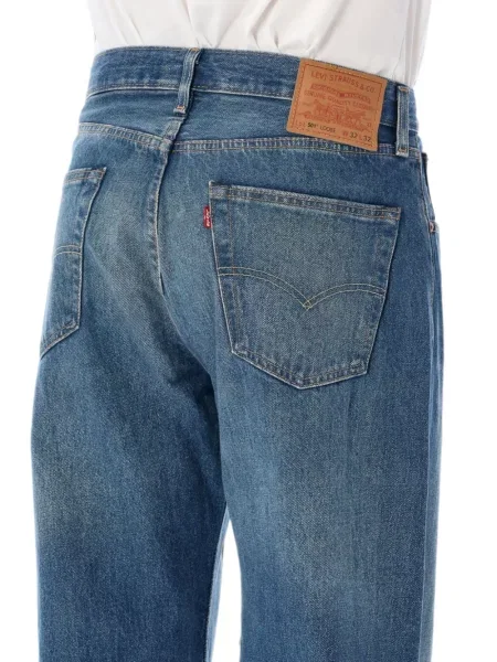 Blugi Levi's® cu autograf alb
