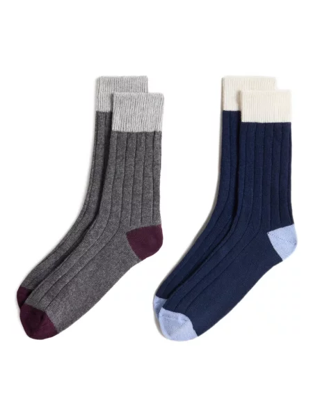 Șosete Woolrich de lână gri