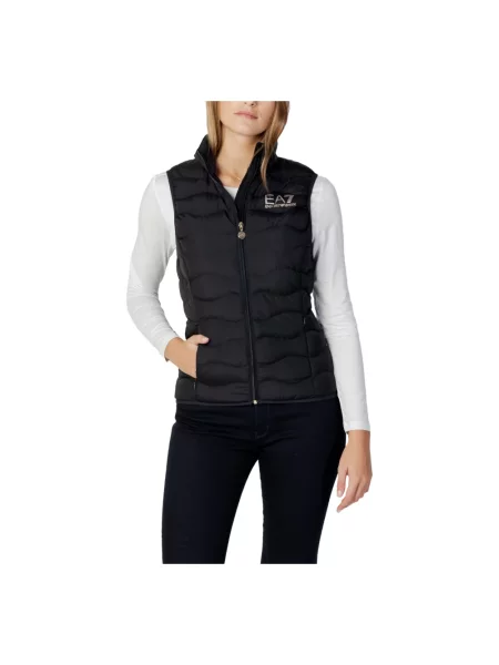 Pikowana kamizelka Ea7 Emporio Armani czarna