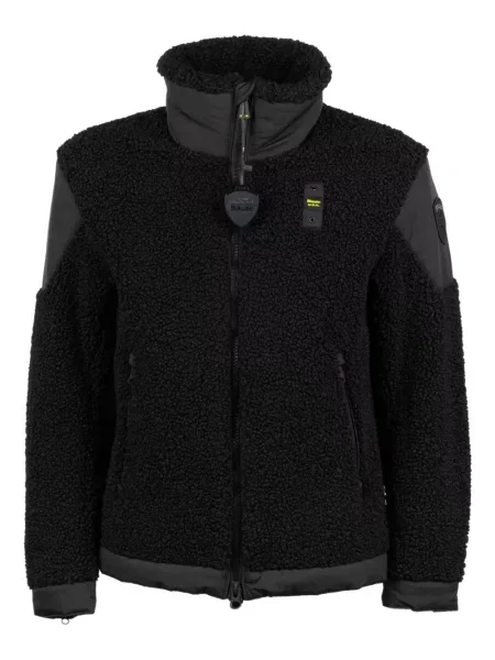 Palton Blauer din fleece negru