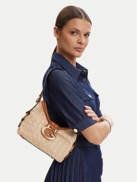 GUESS Geantă de umăr CAMDEN nisipiu / maro pueblo bej