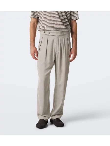 Nohavice Giorgio Armani béžová