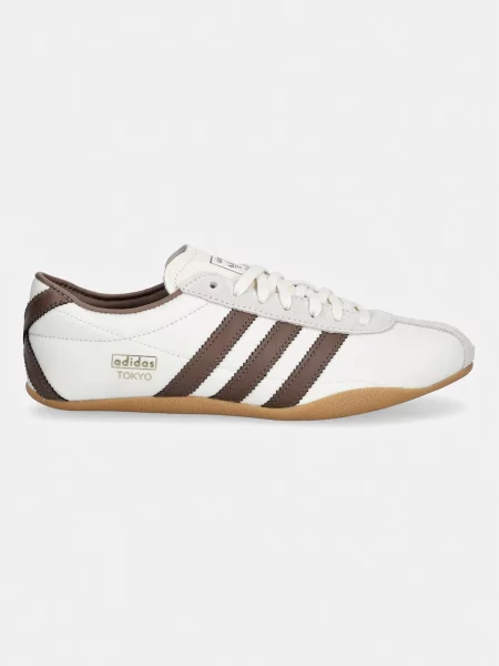 ADIDAS ORIGINALS Nízke tenisky Tokyo tmavohnedá / zlatá / šedobiela béžová