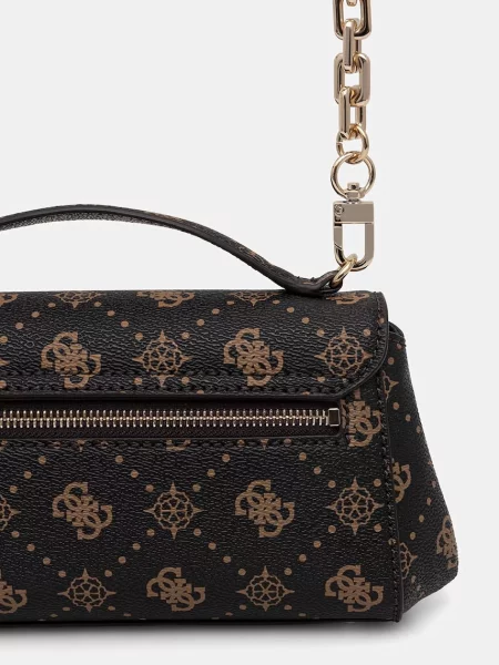 Кожаная сумка через плечо Guess