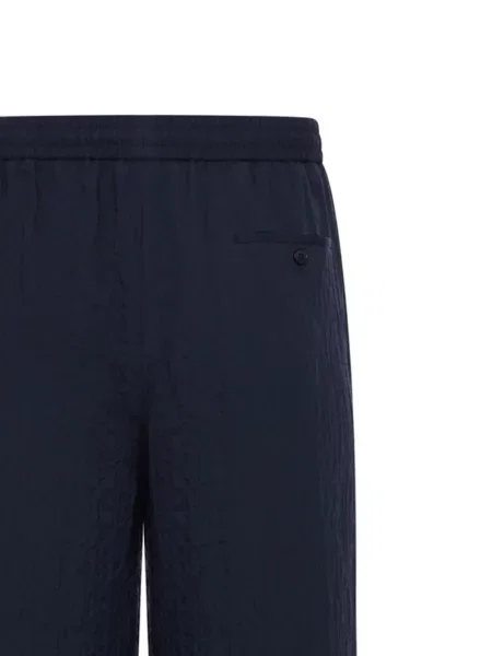 Pantaloni Giorgio Armani albastru